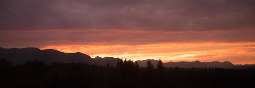 sunset montana unitedstates eastglacierparkvillage