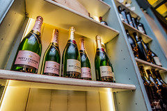 Bottles of Moët & Chandon Champagne