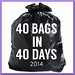 40 Bags in 40 Days