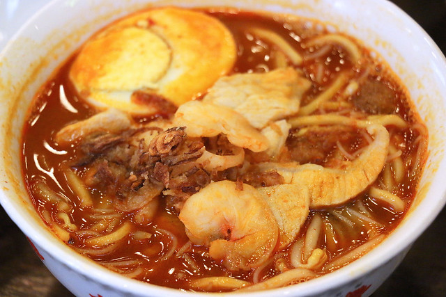 Prawn noodles soup at Malaysia Boleh