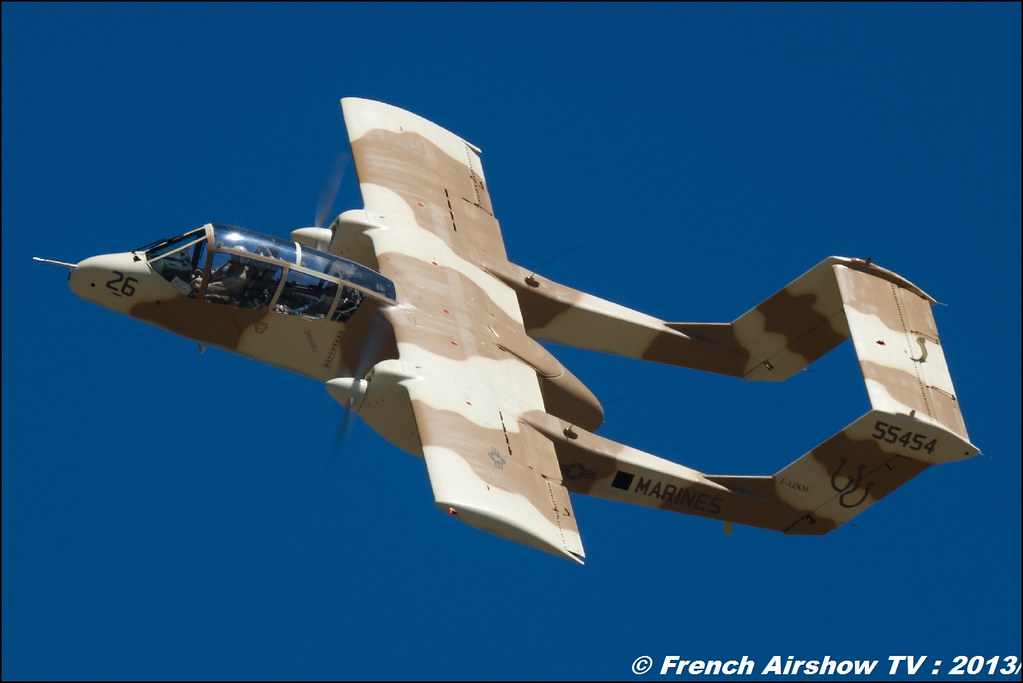 OV 10 BRONCO,50 ans bombardiers d'eau, Aix les Milles, Meeting Aerien 2013
