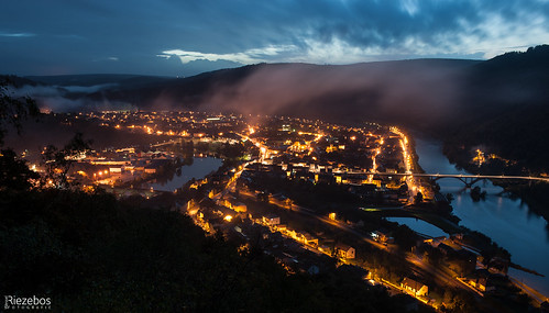 france night nikon ardennes nuit cityview revin d700