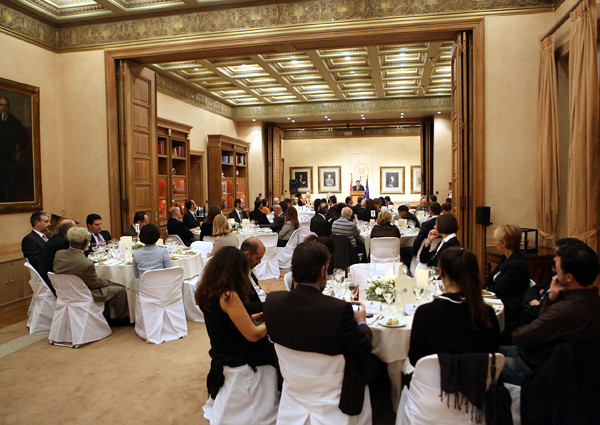 GTF Welcome Dinner in the Athens City Hall - December 2 2013