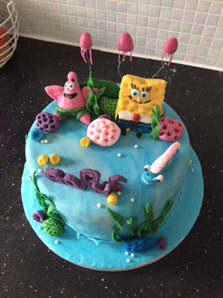 Spongebob Birthday Cake by Mariola Muzyka
