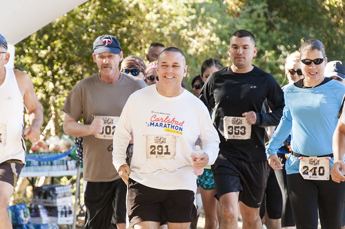 Old West 5k & 10k Runners at the starting line by Crispin Courtenay, on Flickr