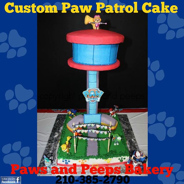 Cake by Paws and Peeps Bakery