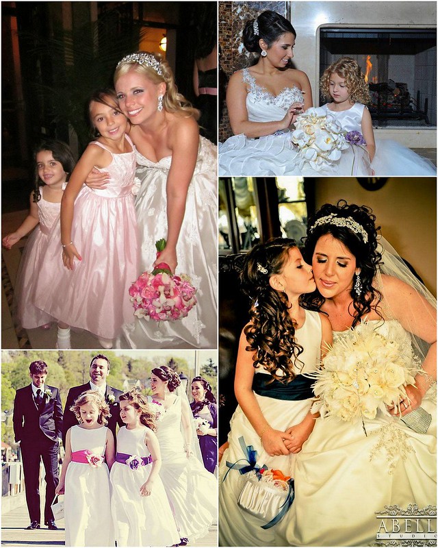 Bridal Styles brides and their Flowergirls