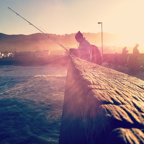 sunrise square pier fishing nashville squareformat pacifica sfist iphoneography instagramapp