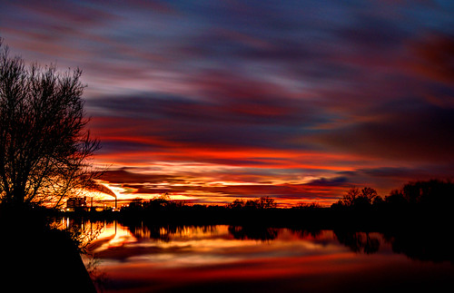 sunset night nikon cloudy 1855mm nikkor nottinghamshire rivertrent newarkontrent ndfilter photomatix winthorpe d3100 haidapro