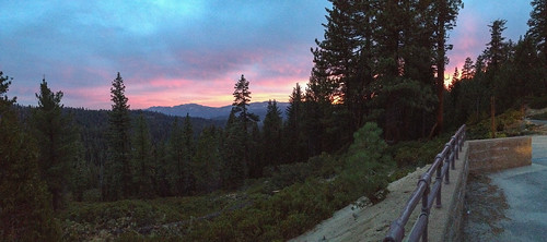 california sunset panorama fence unitedstates dusk sierranationalforest centralsierra beasoremeadows