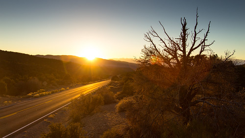sunset highway unitedstates desert nevada remote