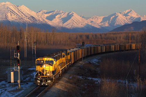 alaska palmer healy seward alaskarailroad matanuska wasilla chugachmountains emd sd70mac arr4015 matanuskajunction