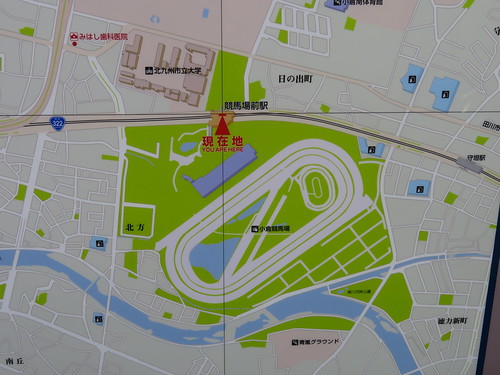 小倉競馬場のアクセスマップ