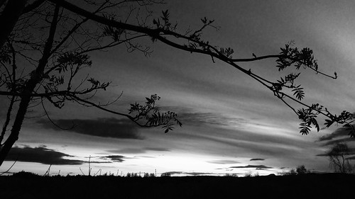 doune sunset evening twilight dusk scotland sky