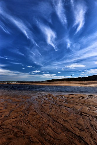 aberdeen aberdeenbeach bridgeofdon donmouth riverdon scotland flickr sky pattern sand