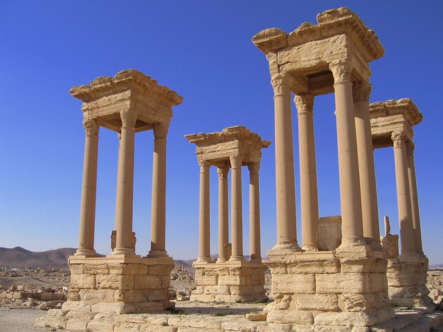 Las ruinas de Palmira (Siria)