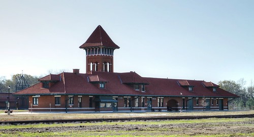 railroad paris station texas passenger 1912 unionstation depo lamarcounty