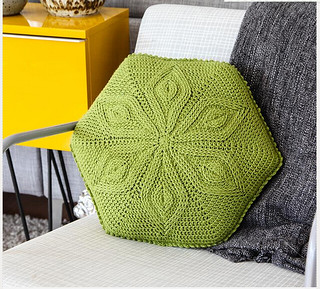 Hexagon Flower Pillow