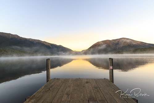new zealand newzealand sunrise lake still calm