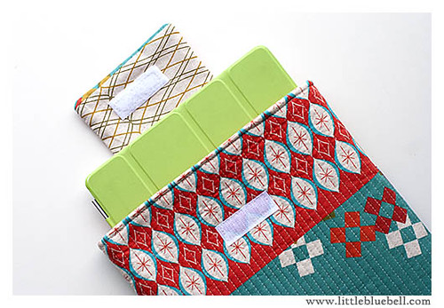 Little Bluebell: Patchwork iPad cover