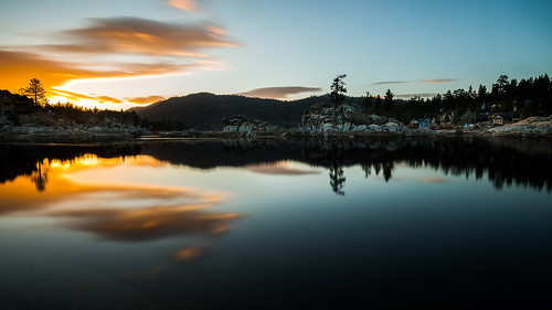sunset plutotrigger bigbearlake ndfilter canon nature vacation