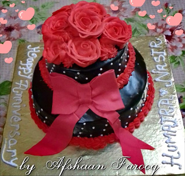 Chocolate Rose Cake from Afshaan Farooq of Delicious Cakes by Afshaan