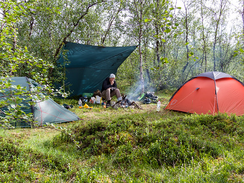 nature finland tent campfire luonto leiri nuotio teltta enontekiö henkilö norrbottencounty könkämäeno tuomohalonen
