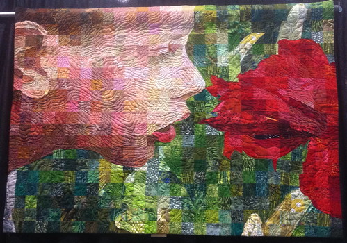 Matteo and the Amaryllis~ Quilt by Sandra Bruce