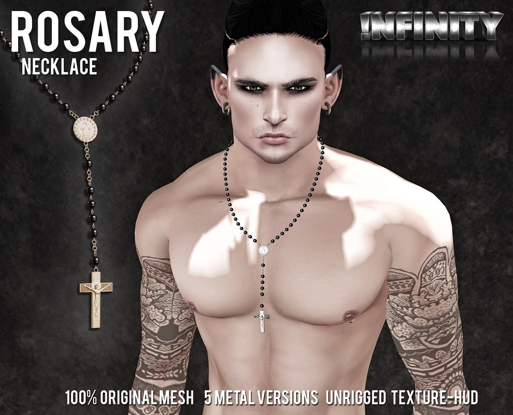 !NFINITY Rosary Necklace @ Men only Monthly – March 20