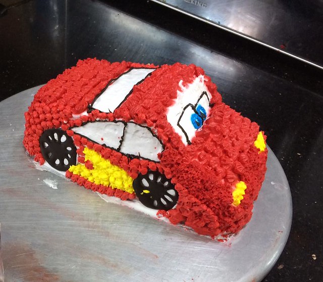Cars Themed Cake by Anum Arq