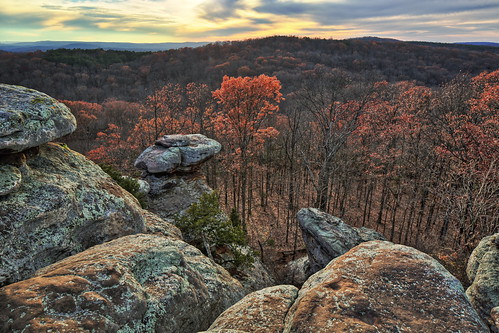 trees sunset red orange mountain mountains fall nature rock clouds forest canon garden landscape freshair outdoors prime evening illinois focus sundown hiking kentucky fallcolors horizon gardenofthegods hike hills multipleexposure spire nationalforest manual hdr highdynamicrange rollinghills rockformations cleanair southernillinois shawneenationalforest primelens manuallens canon5dmarkiii canontse24mmf35lii