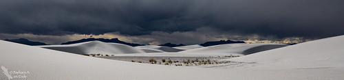 2017 april newmexico whitesandsnationalmonument clouds drama dunes storm sunset panorama