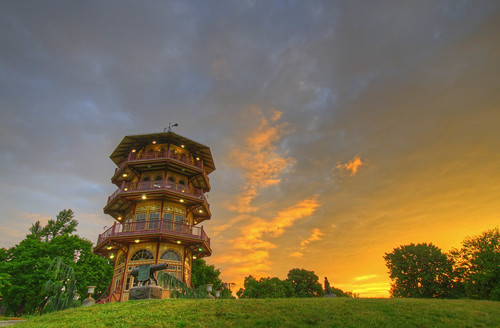 baltimore md maryland pattersonpark sunrise twilight dawn pagoda hdr highdynamicrange craigfildesfineartamericacom