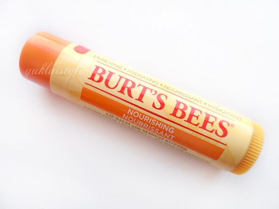 Burt's Bees Nourishing Lip Balm with Mango Butter review