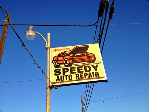 auto street blue red sky art lamp car sign speed rust view scenic fast pole lookup plastic business faded wires repair hotwheels zippy arrow pronto pointing quick mechanic stockton vamos tuneup speedys vrooom fixerup
