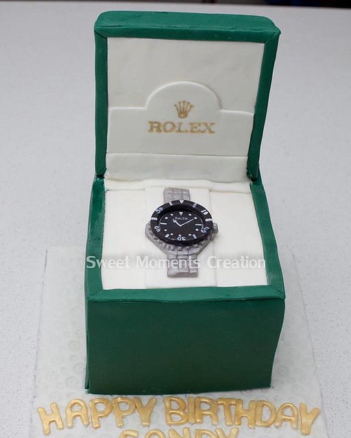 Rolex Watch Custom Birthday Cake by Sweet Moments Creation
