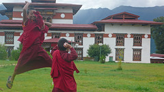 monks at play