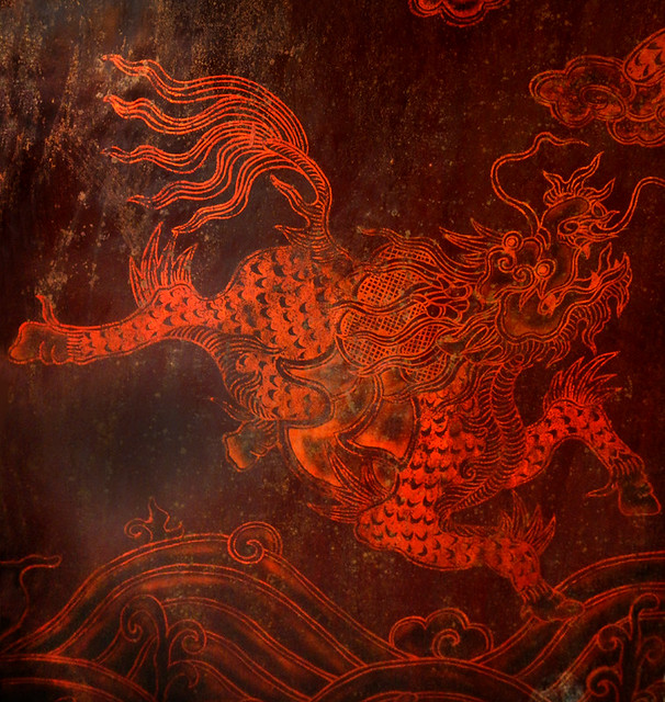 Dragon (or Strange Horse?) at a Hanoi Temple