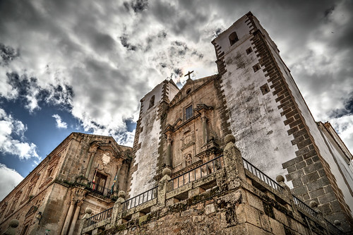 sky church architecture clouds arquitectura iglesia cielo nubes extremadura caceres