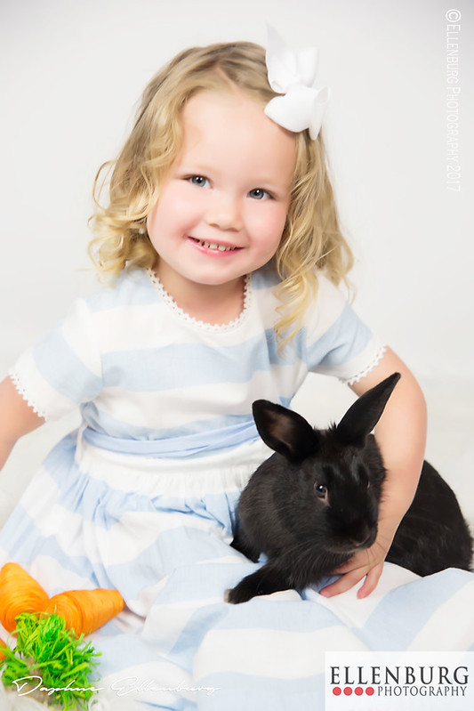 Olivia and her bunny