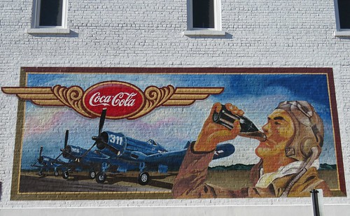 coke cocacola downtown smalltown mural ghostsign pontiac illinois route66