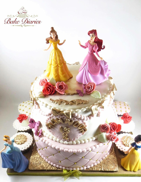 Princess for a Princess Cake by Komal Kha lid of Bake Diaries