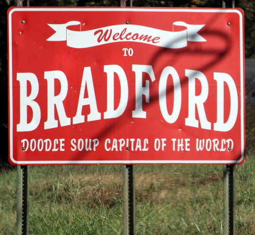 bradford tn tennessee gibsoncounty welcome sign welcometo doodlesoup soup doodle capitaloftheworld bmok us45e us45
