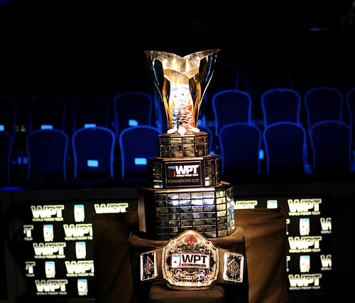 WPT Montreal Champion's Belt and Trophy