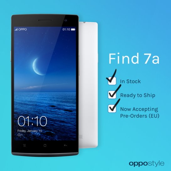  Oppo Find 7a