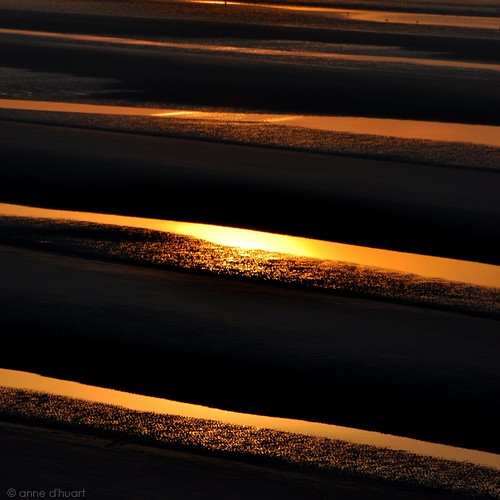 sunset sea sun mer beach lines gold evening soleil sand or stripes sable soir plage couchant lignes 2014 rayures ©annedhuart