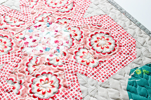 Deedee's Swedish Blooms Mini Quilt