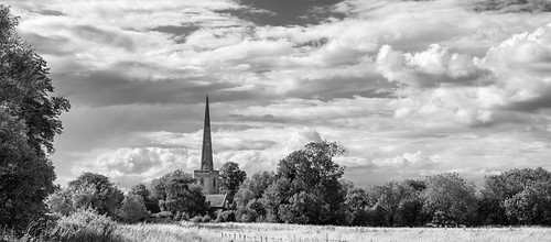 summer sky blackandwhite monochrome clouds landscapes countryside oxfordshire kidlington smcpda70mmf24 pentaxk5