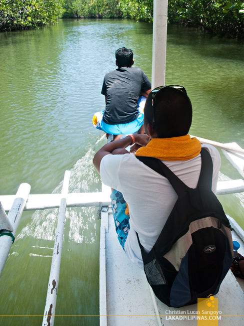 En Route by Boat to Calauit Safari Park in Palawan