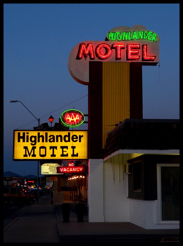 Highlander Motel - Williams, Arizona U.S.A. - April 24, 2014